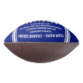 Blauw en groen Football, persoonlijk Football (Gedraaid 90)