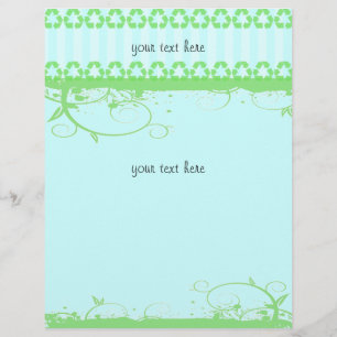 Blauw en groen Funky Design Flyer