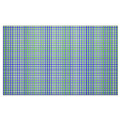 Blauw en Groen Gingham Stof (Fat Quarter)