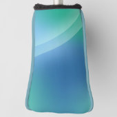 Blauw en Groen gradiënt Putter Golfhoofd Hoesje Golfheadcover (Draai 90)