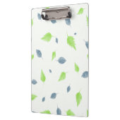 Blauw en groen lederen patroon klembord (Links)