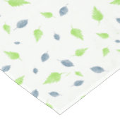 Blauw en groen lederen patroon tafelkleed (Gekanteld)