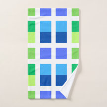 Blauw en Groen Minimale Vierkanten
