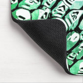 Blauw en groen muismat (Hoek)