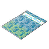  blauw en groen Notitieboek (Linkerzijde)