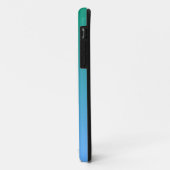 Blauw en groen ombre Case-Mate iPhone case (Achterkant/links)