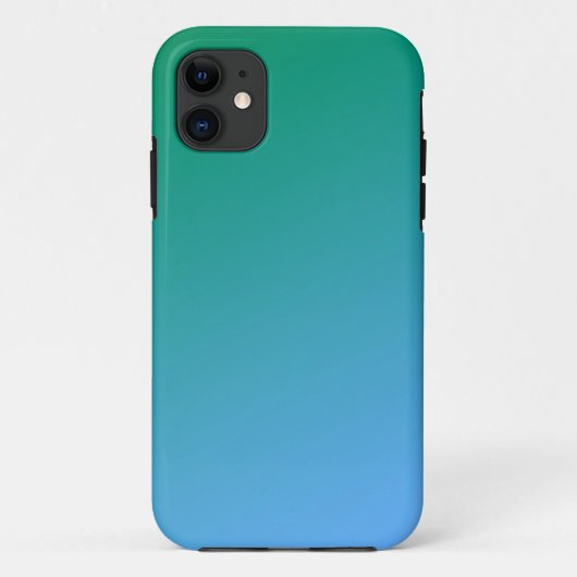 Blauw en groen ombre Case-Mate iPhone case (Achterkant)