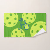 Blauw en groen Pickleball Speciaal Sweat Handdoek (Handdoek)