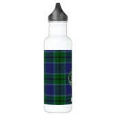 Blauw en groen Scott Tartan Pset Waterfles (Links)
