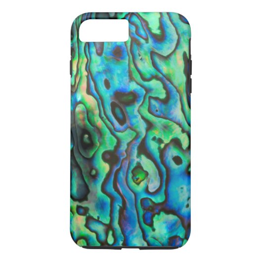 Blauw en groen shell ontwerp telefoonhoesje Case-Mate iPhone case (Achterkant)