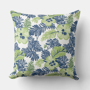 Blauw en groen Sierkussen