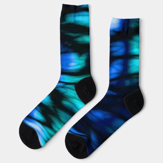 Blauw en groen sokken (Links)