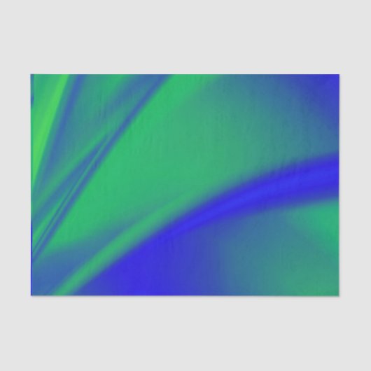 Blauw en groen spoelen tissuepapier (Voorkant)