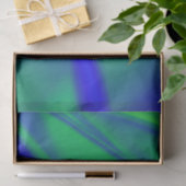 Blauw en groen spoelen tissuepapier (Geschenk)