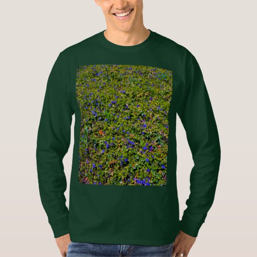 Blauw en groen t-shirt (Voorkant)