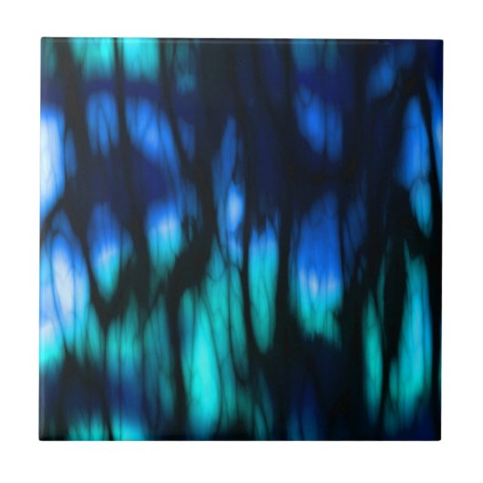 Blauw en groen tegeltje (Voorkant)