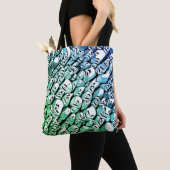 Blauw en groen tote bag (Dichtbij)