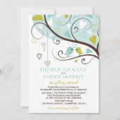 Blauw en groen | Uitnodiging tot weduwschap met de (Voorkant)