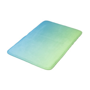 Blauw en groen verloop badmat