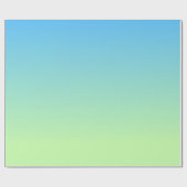 Blauw en groen verloop cadeaupapier (Vlak)