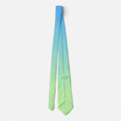 Blauw en groen verloop stropdas (Achterkant)