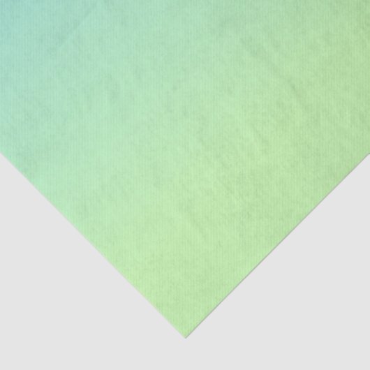 Blauw en groen verloop tissuepapier (Detail)