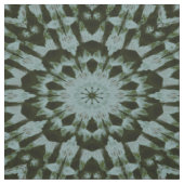 Blauw en Groen werveling Patterned Fabric Stof (Swatch)