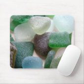 Blauw en groen Zee Muismat (Met muis)