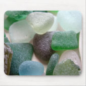 Blauw en groen Zee Muismat (Voorkant)