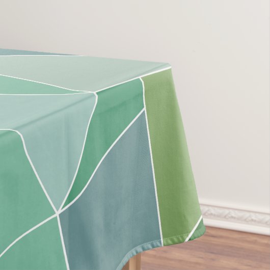 Blauw en groen Zee Tafelkleed (Voorbeeld)