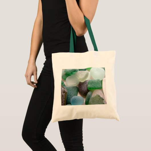 Blauw en groen Zee Tote Bag (Voorkant (product))