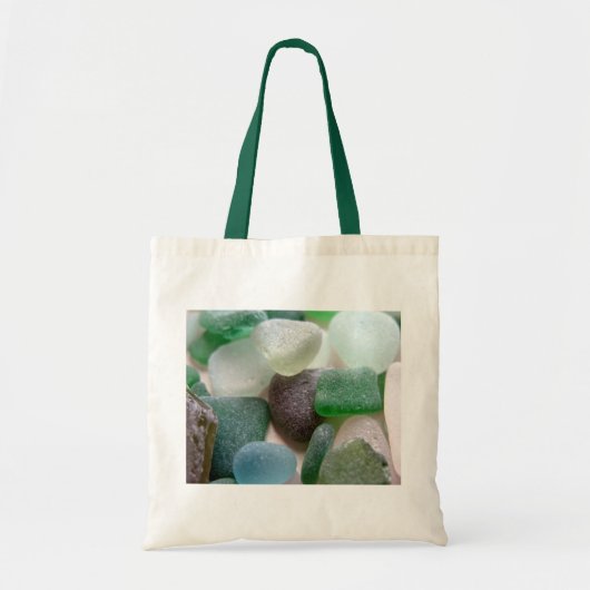 Blauw en groen Zee Tote Bag (Voorkant)