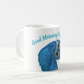 Blauw- en Groene boomkor Koffiemok (Voorkant links)