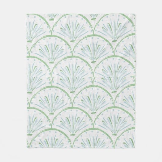 Blauw en groene deken  (Voorkant)