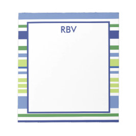 Blauw- en Groene stripper Notitieblok