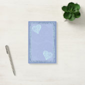 blauw en hart post-it® notes (Kantoor)