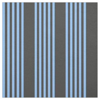 Blauw en houtskool met vijf strippen stof