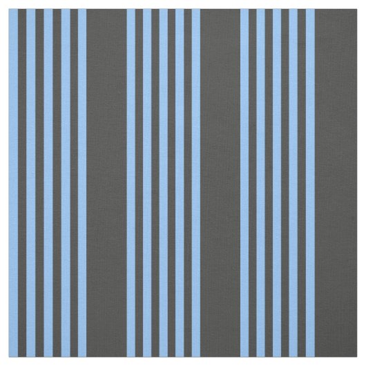 Blauw en houtskool met vijf strippen stof (Swatch)