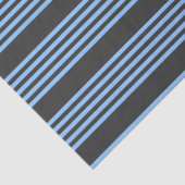 Blauw en houtskool met vijf strippen tissuepapier (Detail)