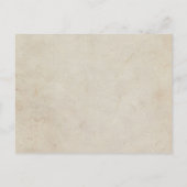 Blauw en Ivoor Paard Boerderij Save The Date Aankondigingskaart (Achterkant)