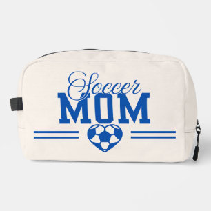 Blauw En Ivoorkleurig Voetbalmoeder Hartvormige Vo Toilettasje