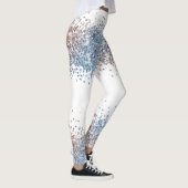 Blauw en koper leggings (Rechts)