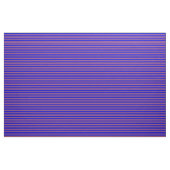 Blauw en koraal gekleurd Striped/Lined Pattern Stof (Yard (91,4 cm))