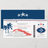 Blauw- en koraalkaappalm kaart (Voorkant / Achterkant)