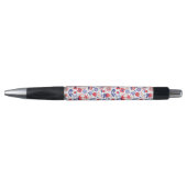 Blauw- en koraalpatroon pen (Voorkant)