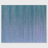 BLAUW EN LAVENDER FADED STRIPED GIFT WRAPPING CADEAUPAPIER (Vlak)