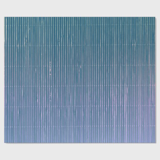 BLAUW EN LAVENDER FADED STRIPED GIFT WRAPPING CADEAUPAPIER (Vlak)