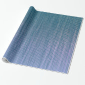 BLAUW EN LAVENDER FADED STRIPED GIFT WRAPPING CADEAUPAPIER (Uitgerold)