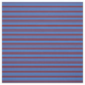 Blauw en lepel gekleurd Striped/Lined Pattern Stof (Swatch)