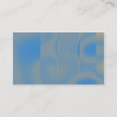 Blauw en licht bruin visitekaartje (Achterkant)